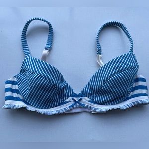 Intimissimi Bra Blue and White Striped
